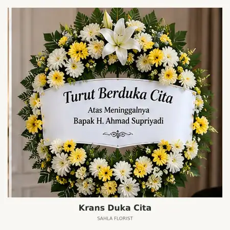 Krans Bunga Duka Rs Mitra Keluarga Gading Serpong