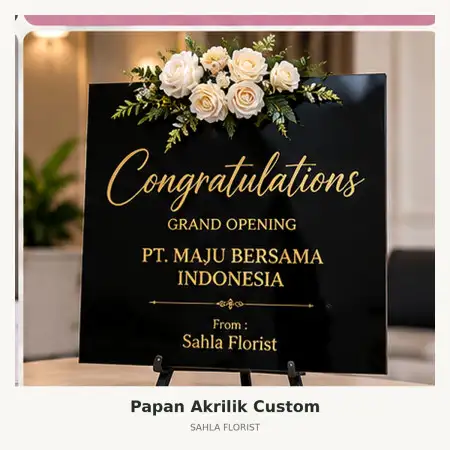 Papan Bunga Akrilik Rs Mitra Keluarga Gading Serpong